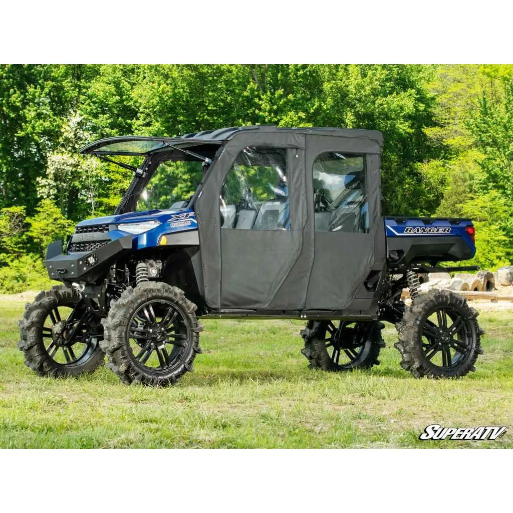 Superatv Polaris Ranger Xp 1000 Crew Primal Soft Cab Enclosure Doors 2