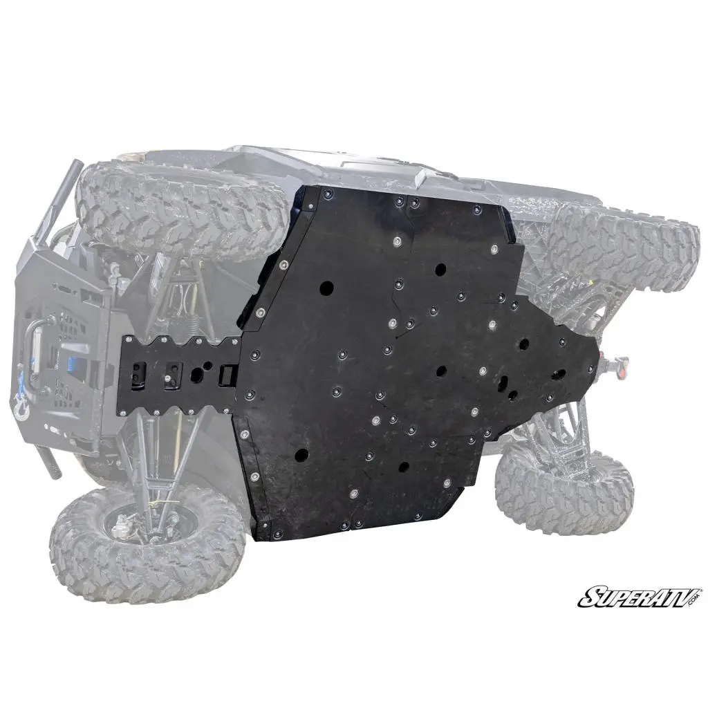 Superatv Polaris Ranger Xp 1000 Full Skid Plate 9