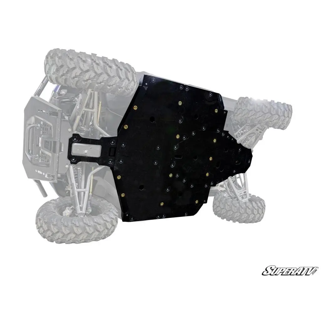 Superatv Polaris Ranger Xp 1000 Full Skid Plate 10