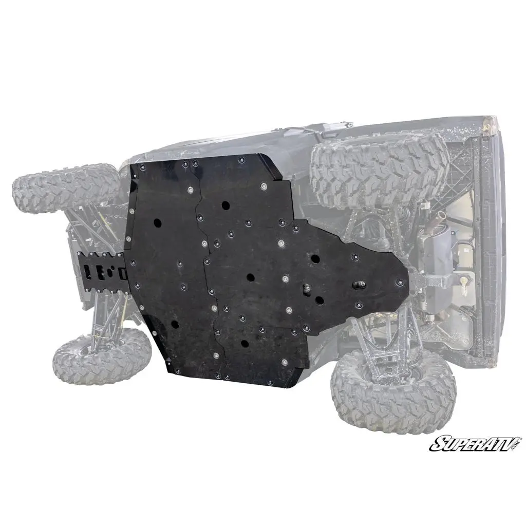 Superatv Polaris Ranger Xp 1000 Full Skid Plate 8