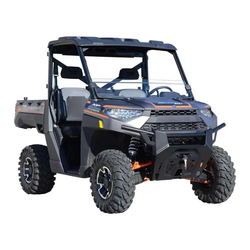 Superatv Polaris Ranger Xp 1000 Half Windshield 1