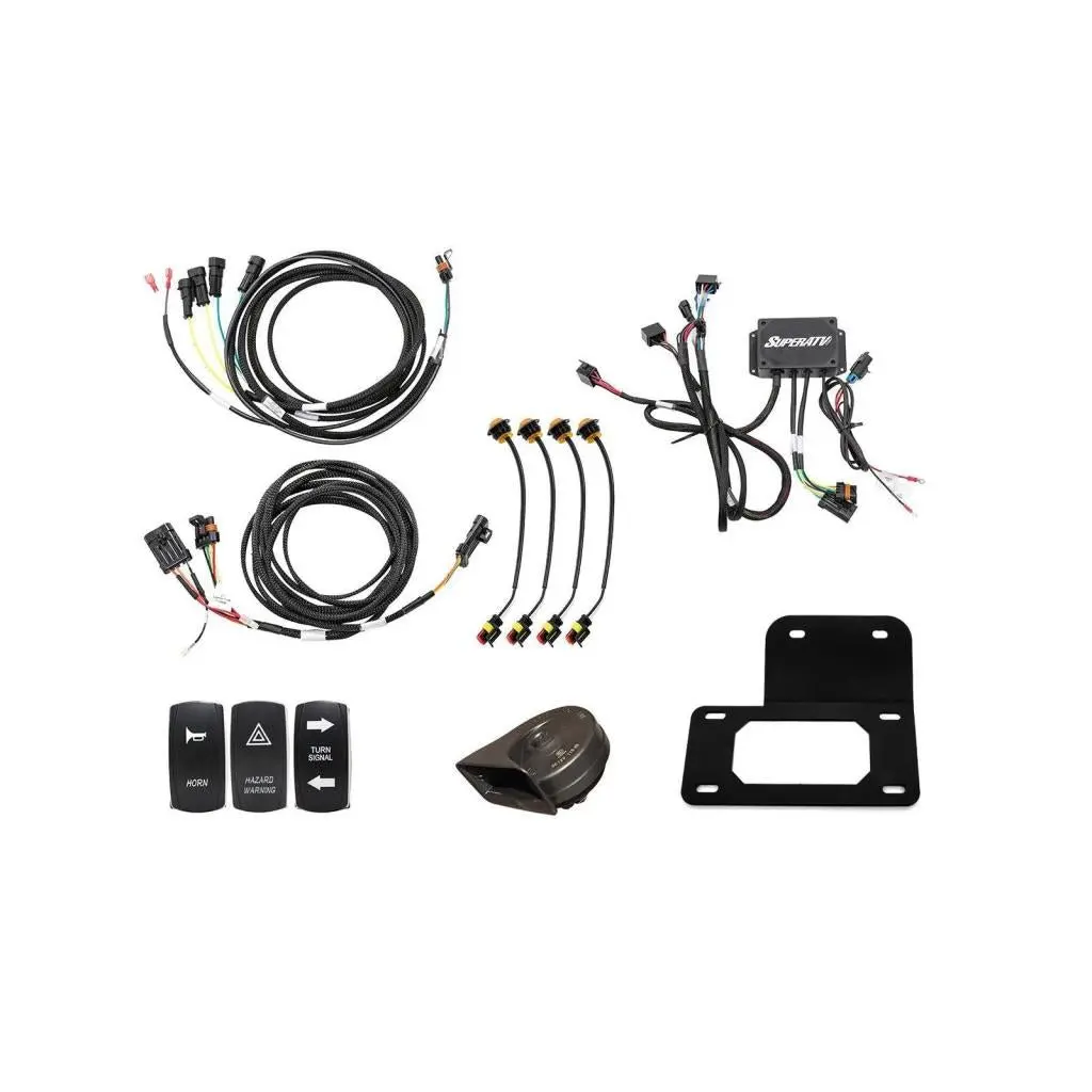 Superatv Polaris Ranger Xp 1000 Plug & Play Turn Signal Kit 1