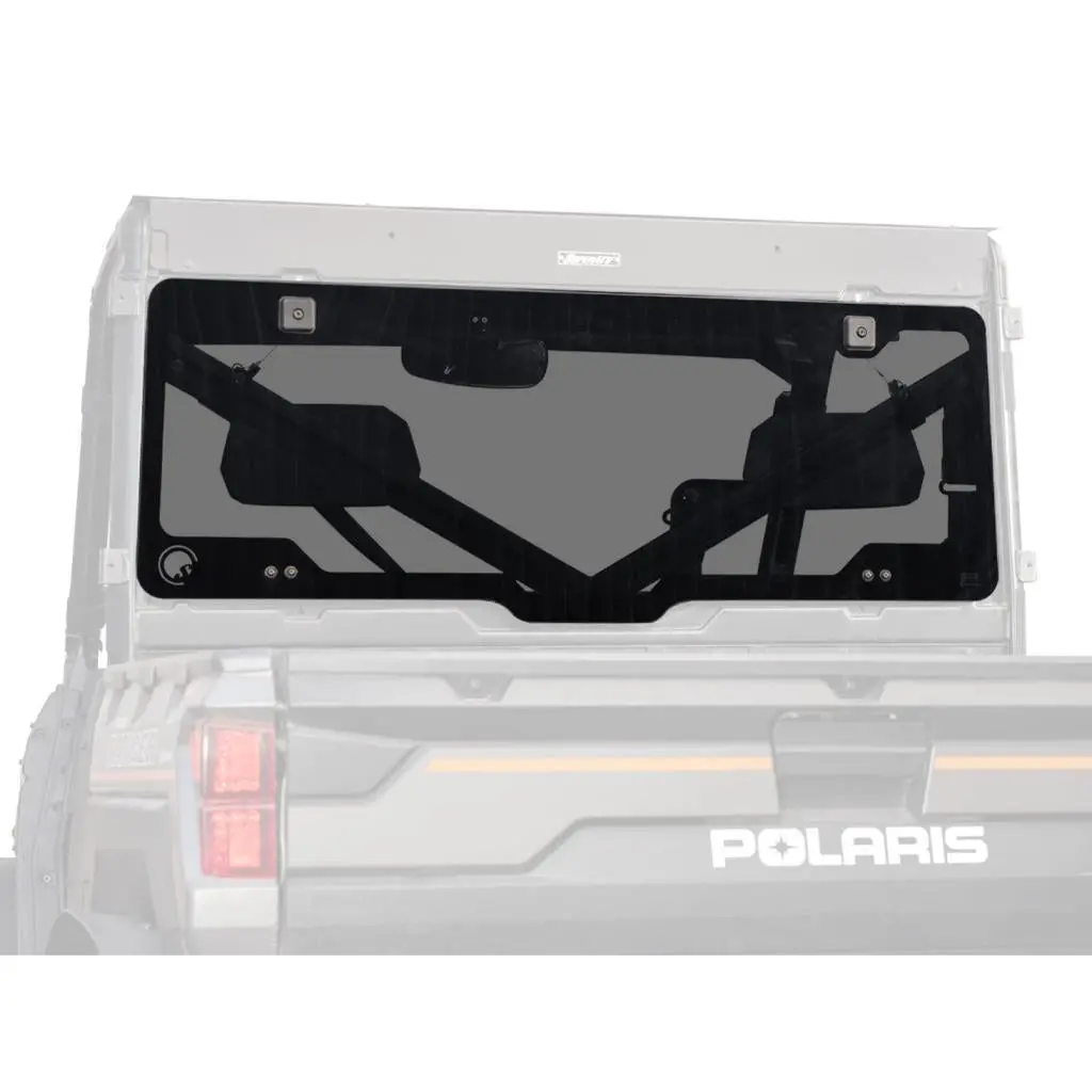 Superatv Polaris Ranger Xp 900 Rear Glass Windshield 1