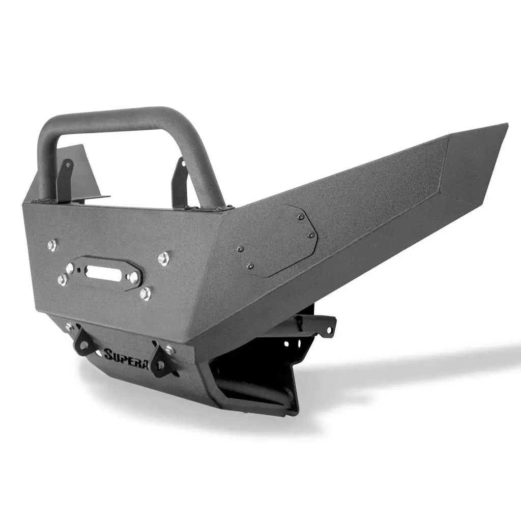 Superatv Polaris Ranger Xp 1000 Winch-Ready Bumper With Bull Bar 1