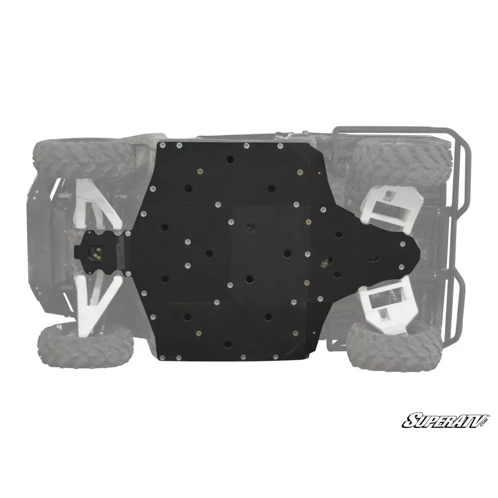 Superatv Polaris Ranger Xp 1000 Full Skid Plate 6