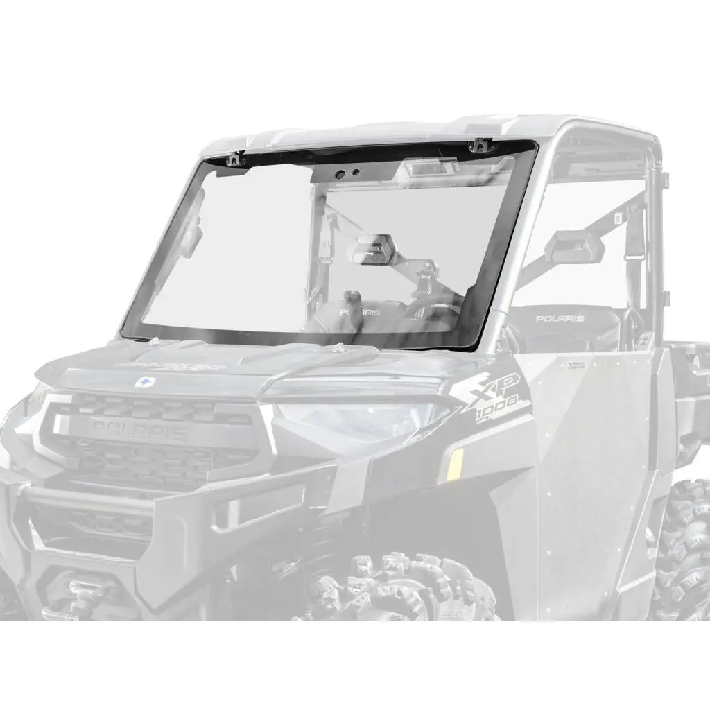 Superatv Bobcat Uv34 Maxdrive Power Flip Glass Windshield 2