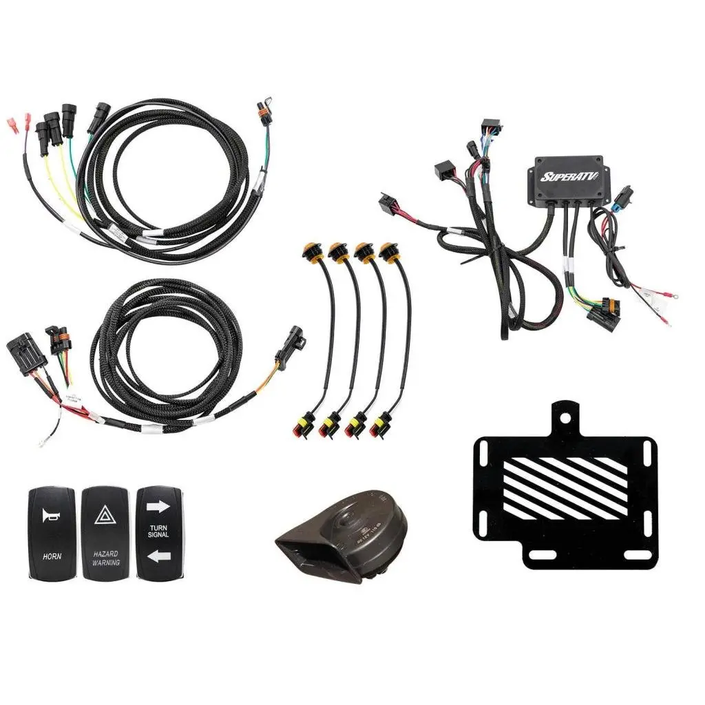 Superatv Polaris Ranger Xp 900 Plug & Play Turn Signal Kit 2