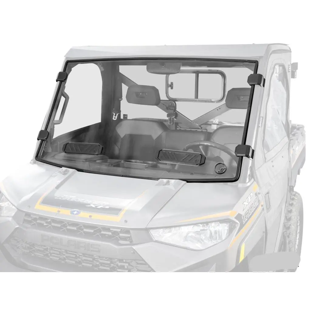 Superatv Polaris Ranger Xp 900 Vented Full Windshield 1
