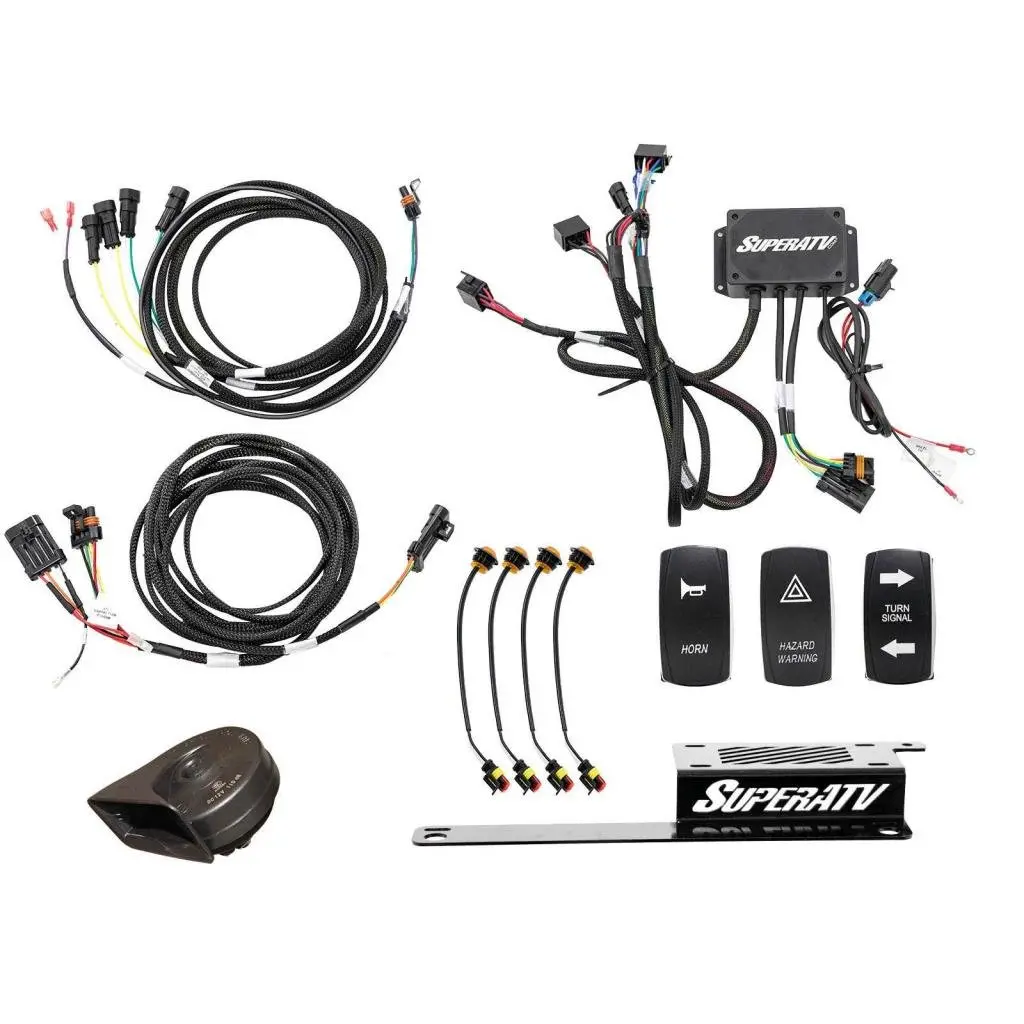 Superatv Polaris Rzr 900 Toggle Plug & Play Turn Signal Kit 9