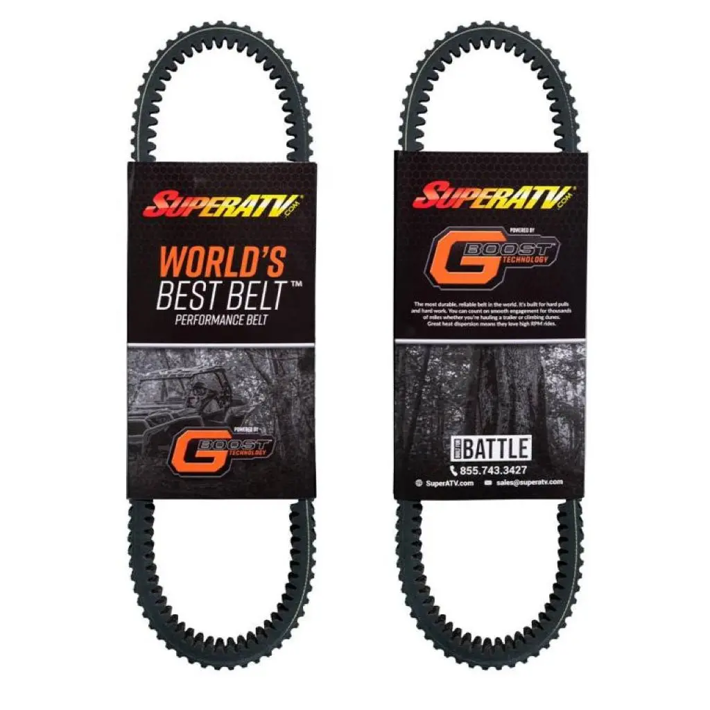 Superatv Polaris Rzr Heavy Duty Cvt Drive Belt "World's Best Belt" 1
