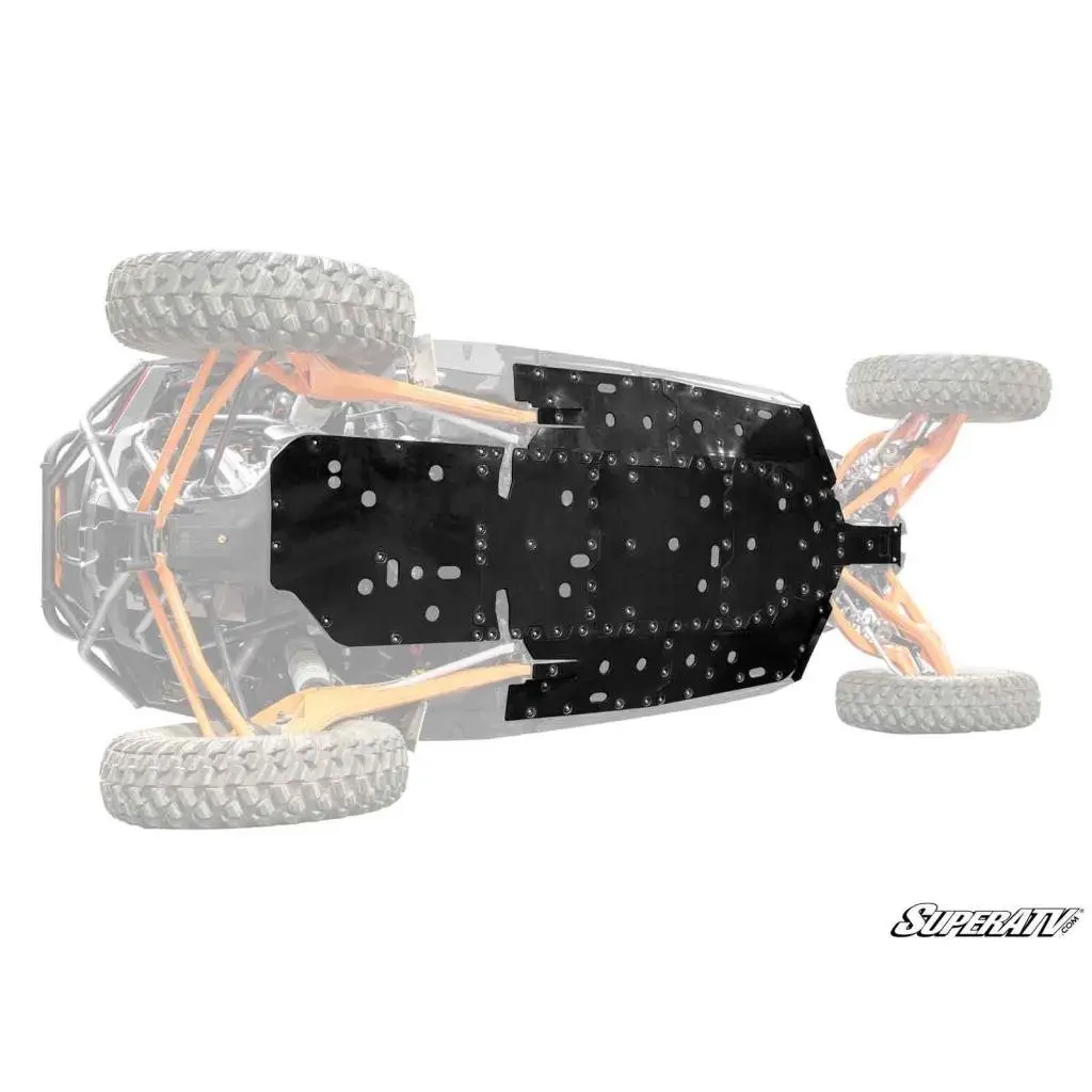 Superatv Polaris Rzr Pro R 4 Full Skid Plate 2