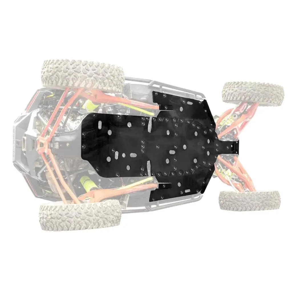 Superatv Polaris Rzr Pro R Full Skid Plate 1