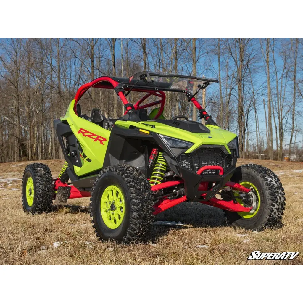 Superatv Polaris Rzr Pro R Scratch-Resistant Flip Windshield | Fws-P-Pror 2