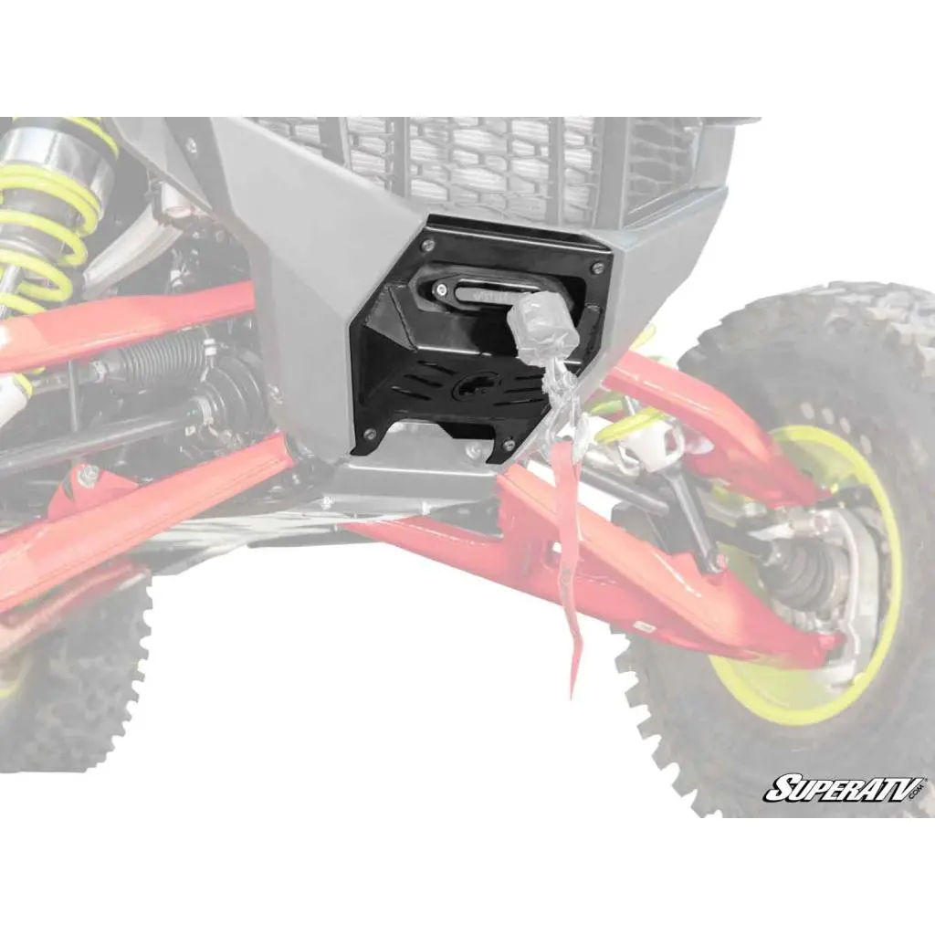 Superatv Polaris Rzr Pro R Winch Mounting Plate 1