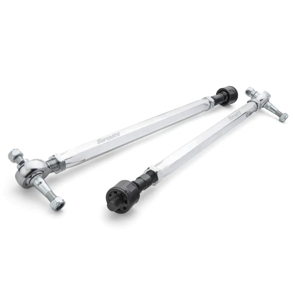 Superatv Polaris Rzr Turbo S Rackboss 2.0 Billet Aluminum Hex Tie Rod Kit 1
