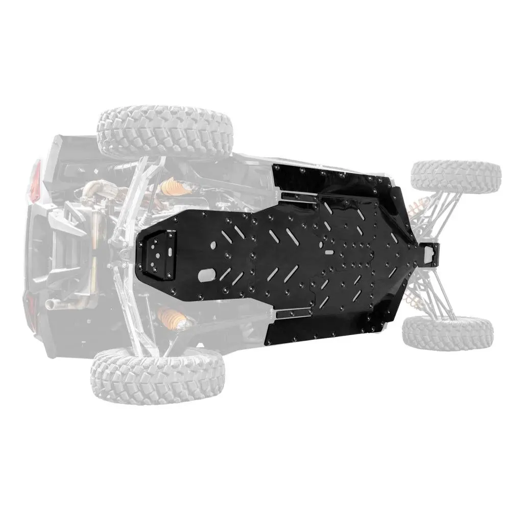 Superatv Polaris Rzr Xp 4 Full Skid Plate 1
