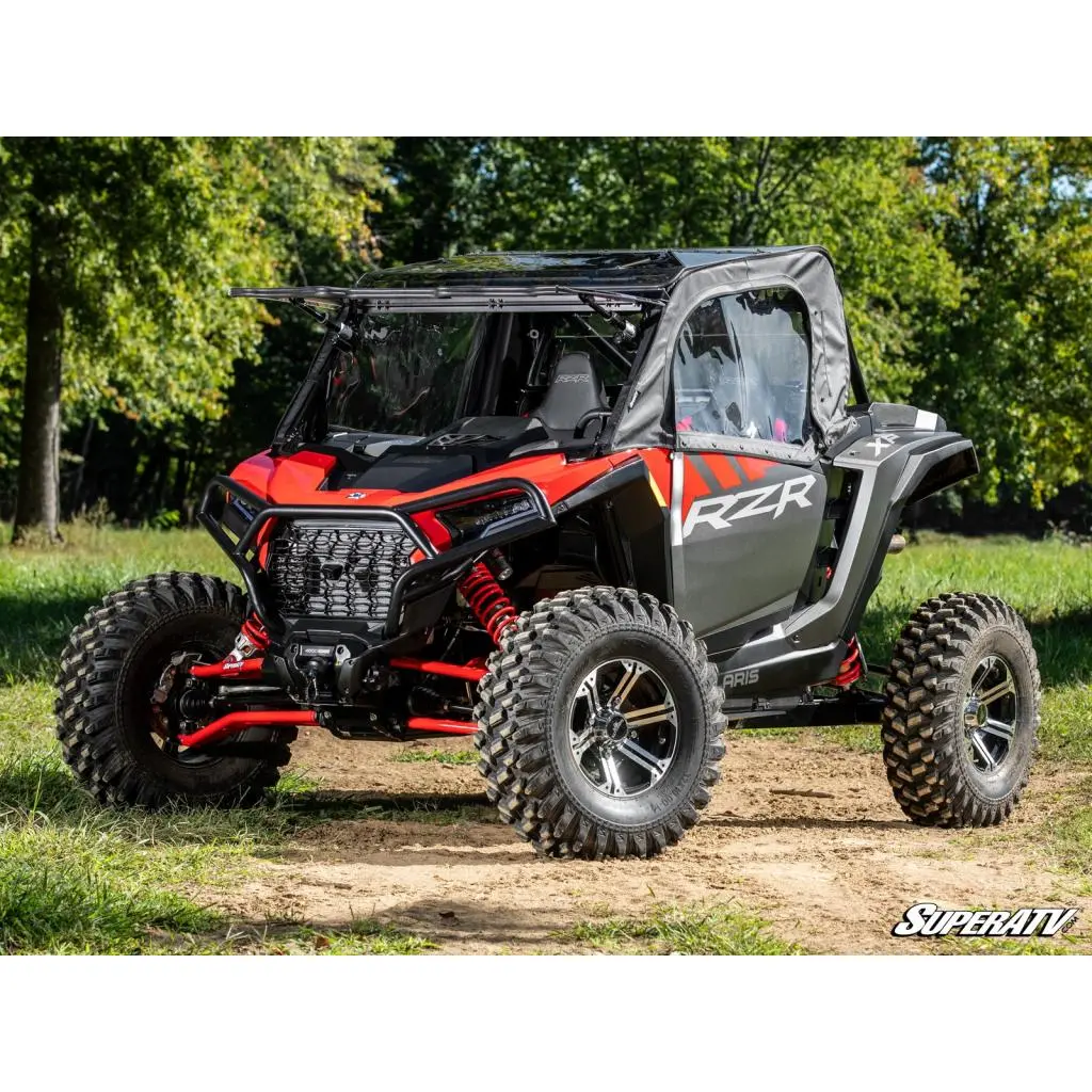 Superatv Polaris Rzr Xp Primal Soft Cab Enclosure Upper Doors 3