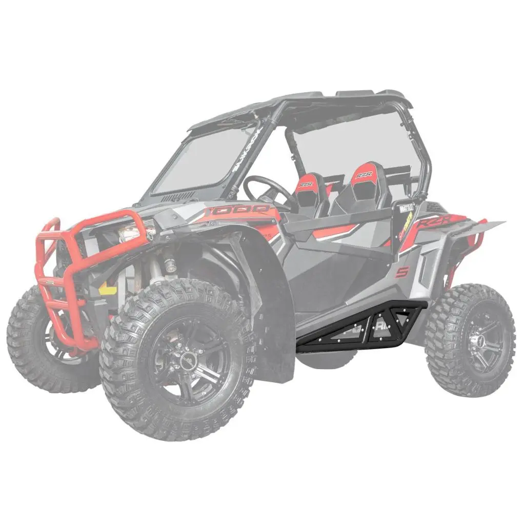 Superatv Polaris Rzr Xp Turbo Heavy-Duty Tube Rock Sliders 1