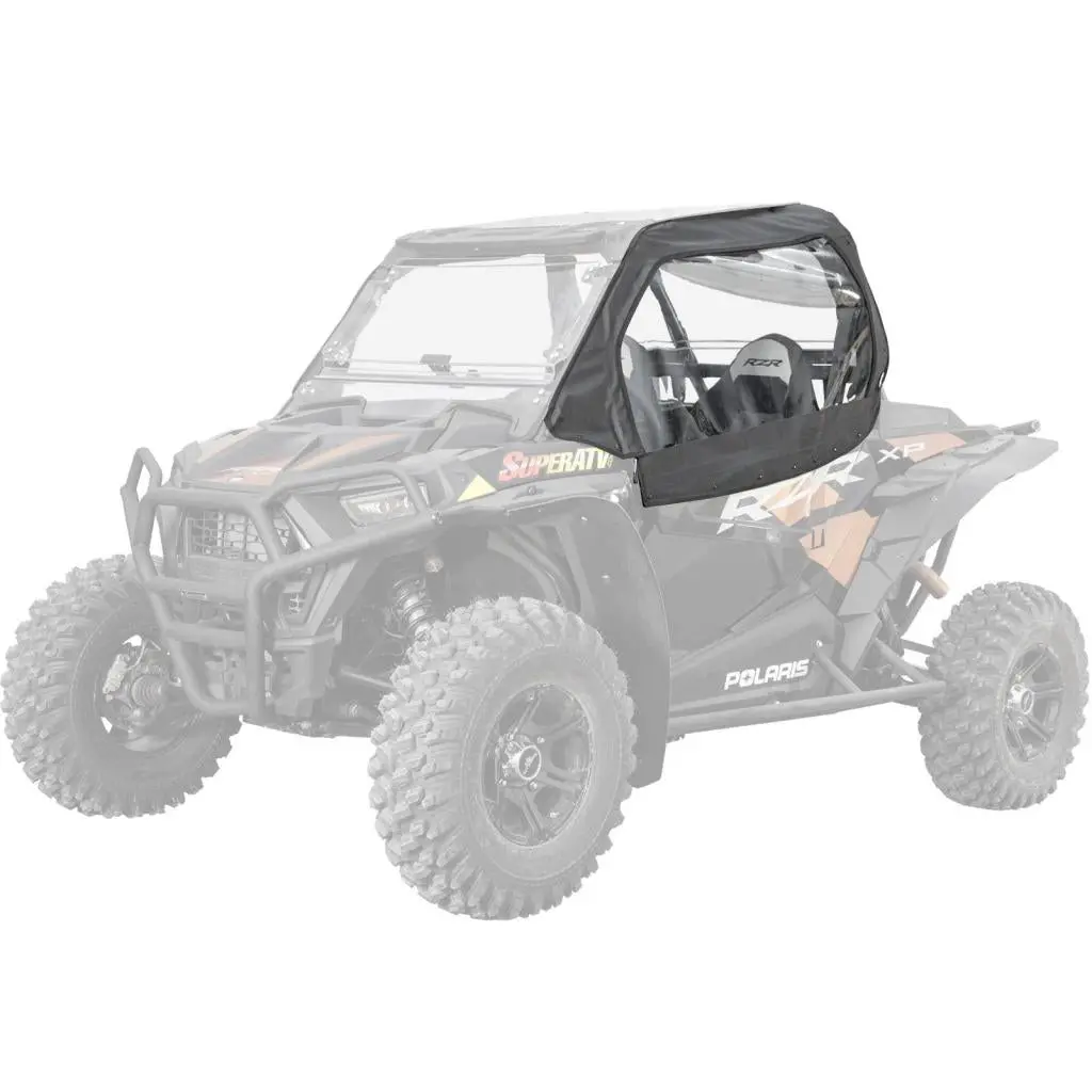 Superatv Polaris Rzr Xp Turbo Primal Soft Cab Enclosure Upper Doors 1