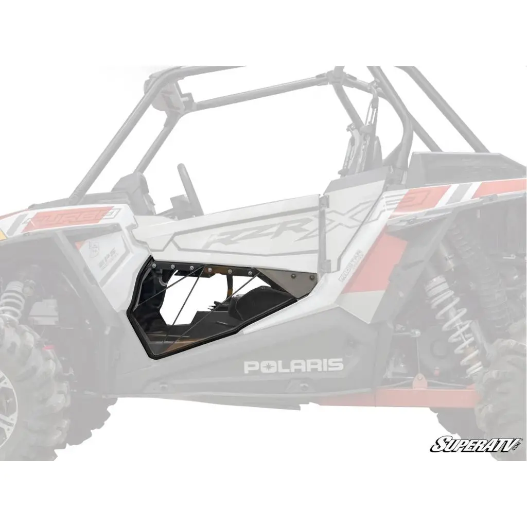 Superatv Polaris Rzr Xp Turbo S Clear Lower Doors 1