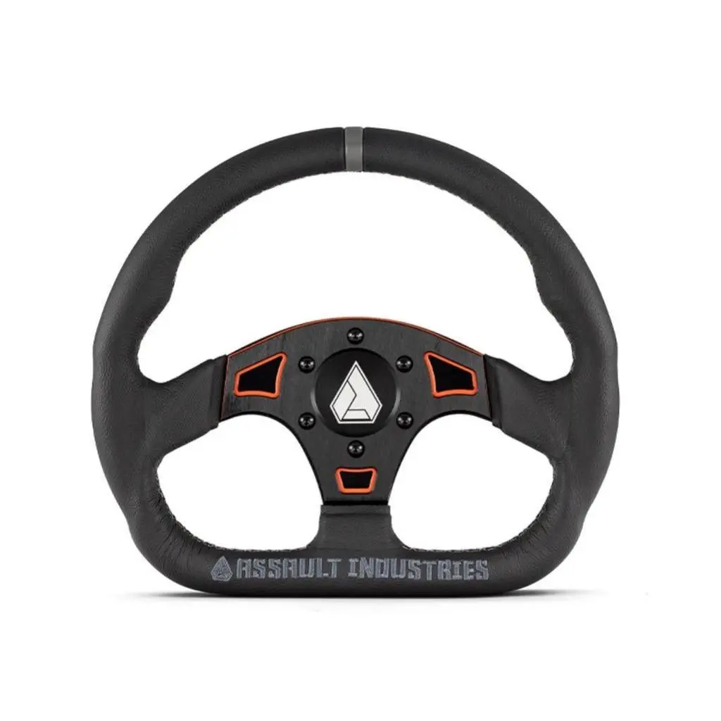 Superatv Suede Ballistic "D" Utv Steering Wheel 1