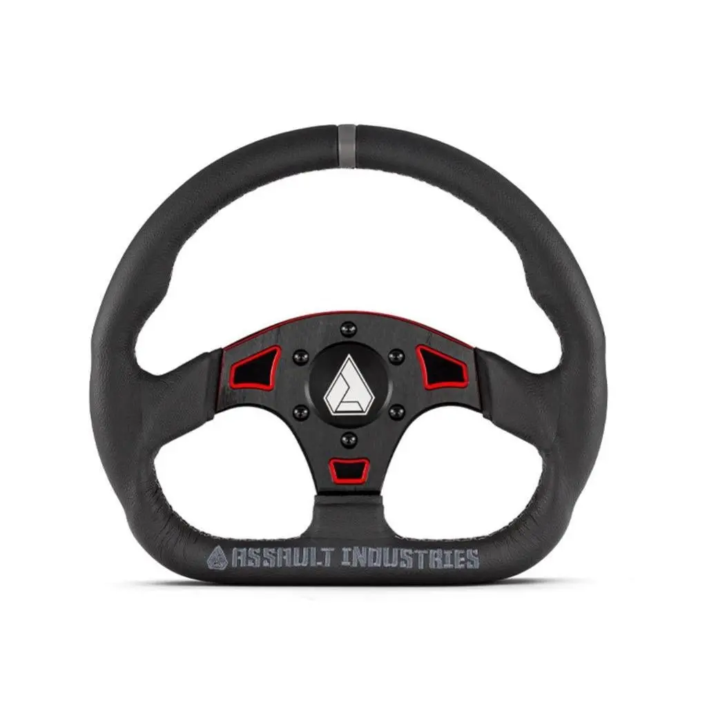 Superatv Suede Ballistic "D" Utv Steering Wheel 5