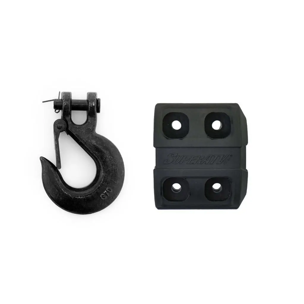 Superatv Winch Hook And Rubber Stopper 1