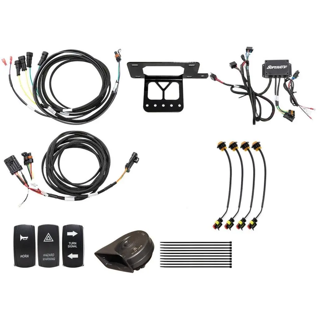 Superatv Yamaha Viking Deluxe Plug & Play Turn Signal Kit 1