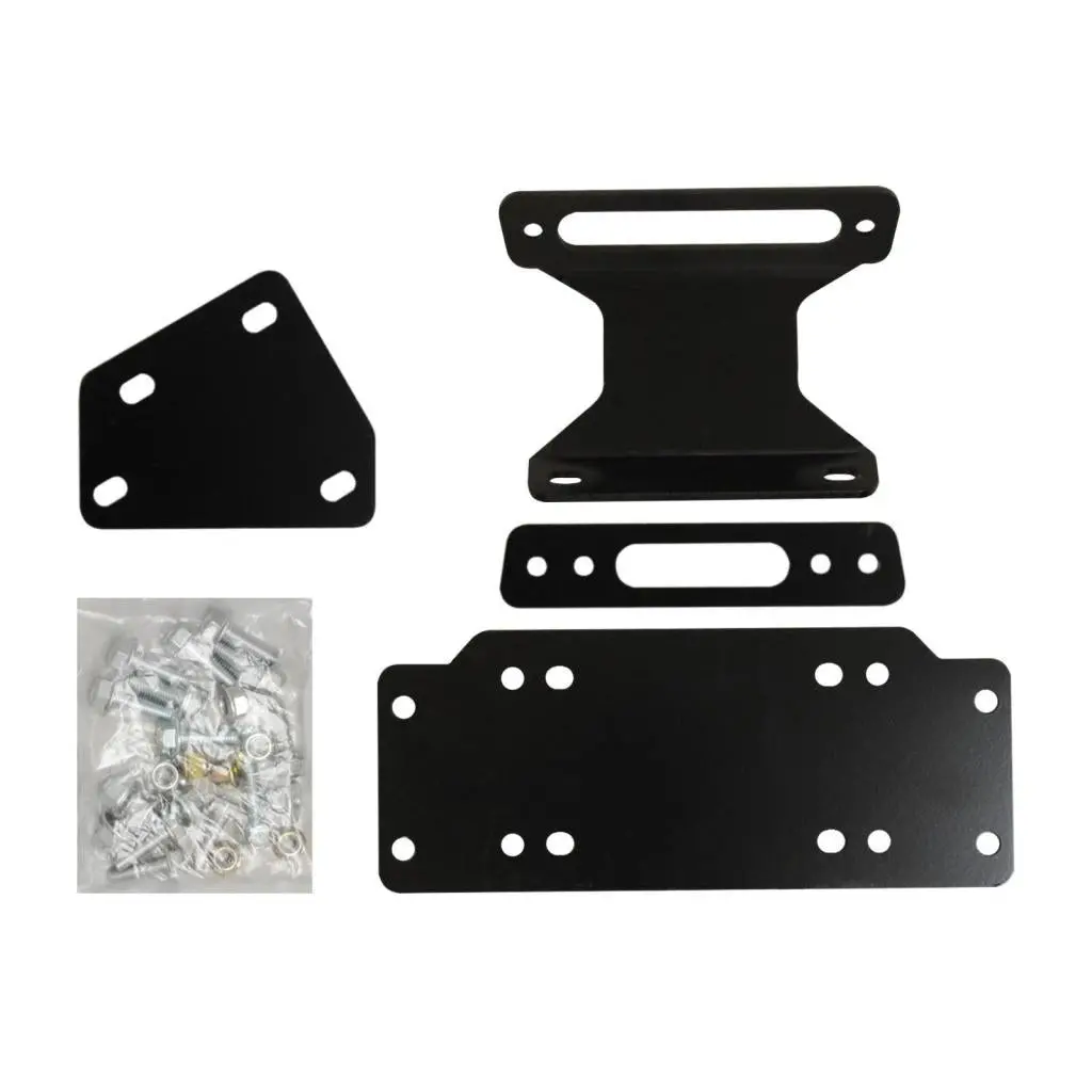 Superatv Yamaha Viking Winch Mounting Plate 1