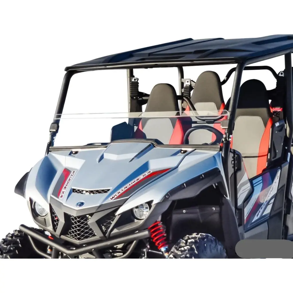 Superatv Yamaha Wolverine X4 850 Half Windshield 1