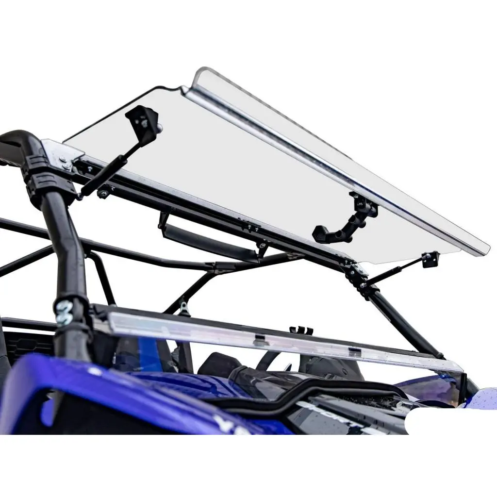 Superatv Yamaha Yxz Scratch Resistant Flip Windshield 2