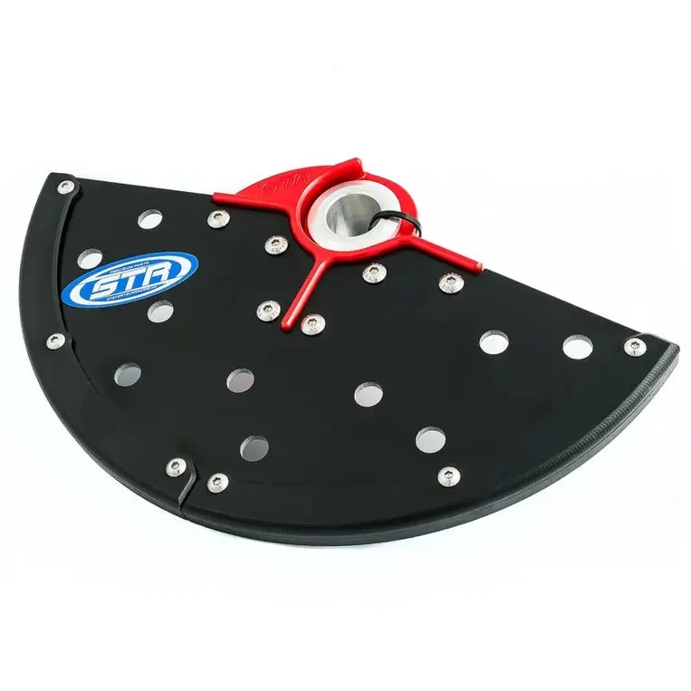 System Tech Racing G10 & Carbon Fiber Front Brake Disc Guard - Image 4