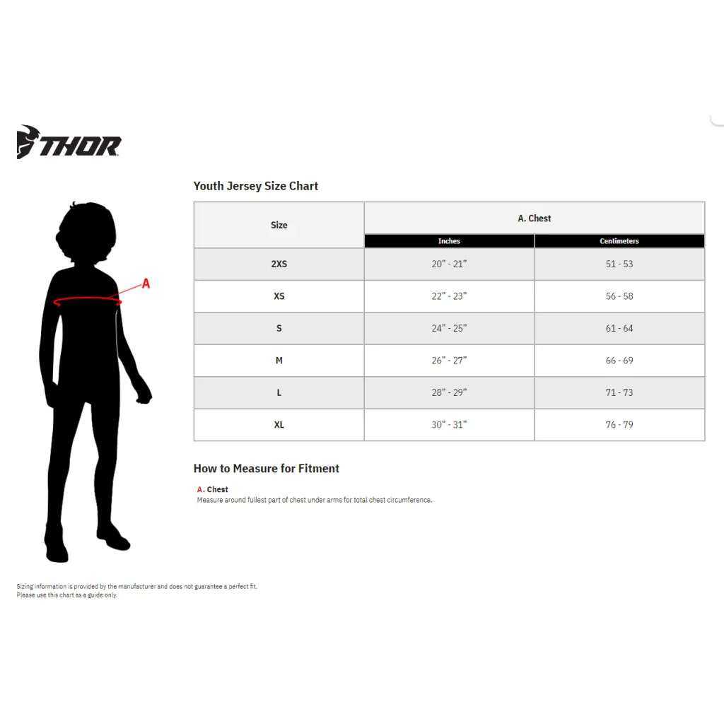 Thor 2025 Youth Launchmode Jerseys 17