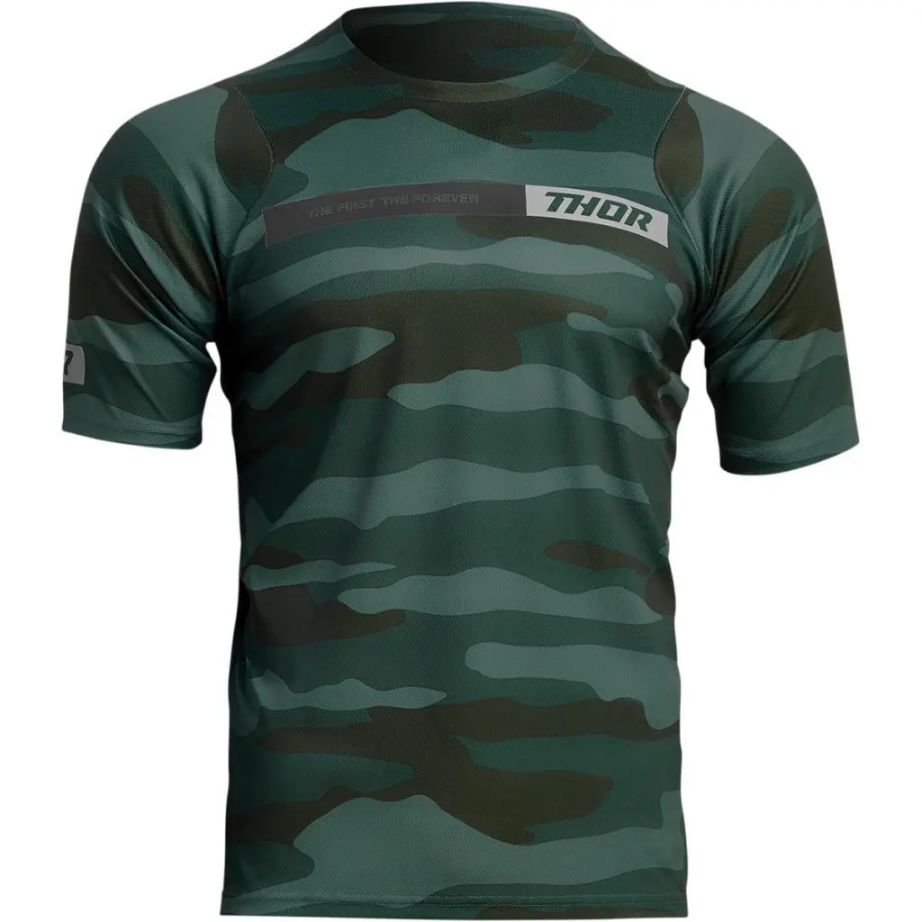Thor Assist Camo Mtb Jersey 1
