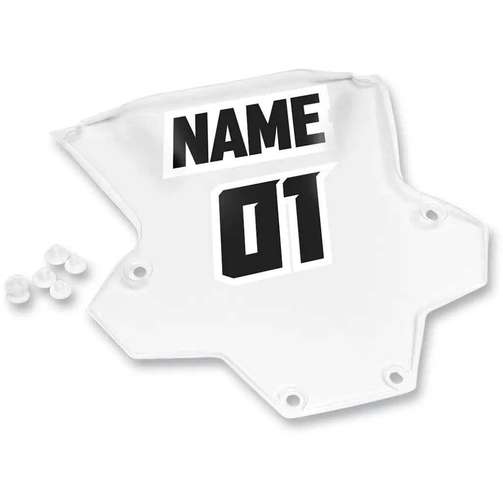 Thor Sentinel Xp Roost Deflector Clear Number Plate 1