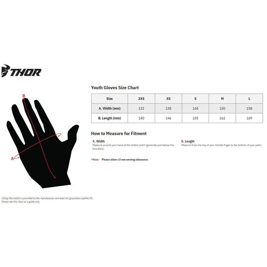 Thor Youth Sector Gloves 11