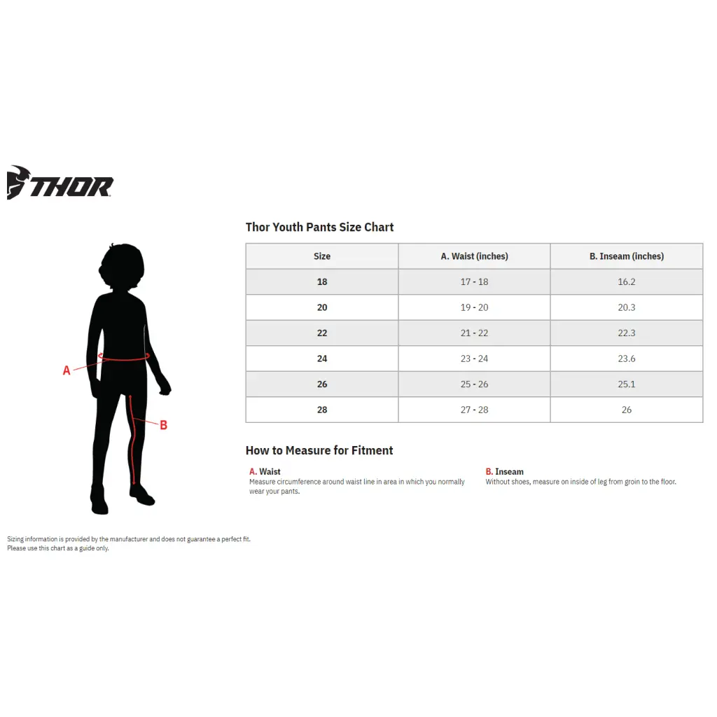 Thor Youth Sector Minimal Pants 10