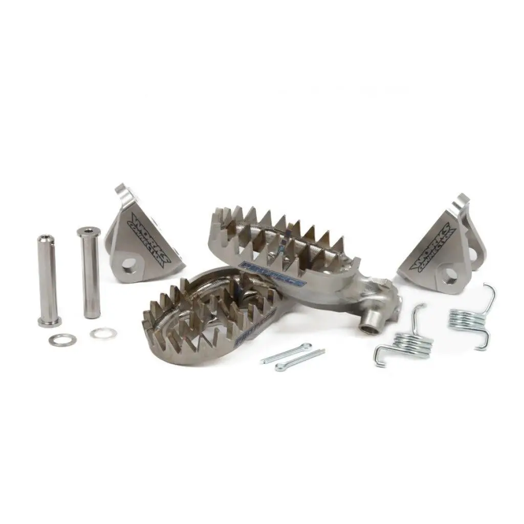 Titanium Pro 4Mm Low Offset Footpegs Yamaha 2023 Yz450f 1