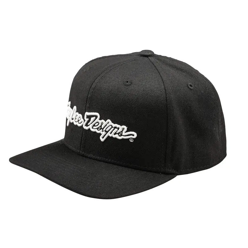 Troy Lee Designs Signature Curved Snapback Hat 1