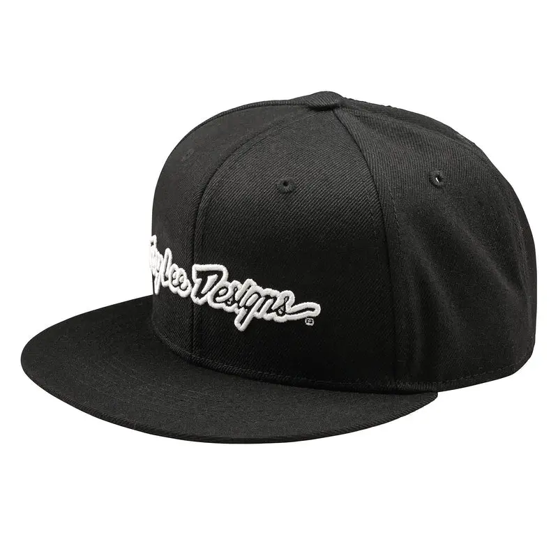 Troy Lee Designs Signature Flat Bill Snapback 1