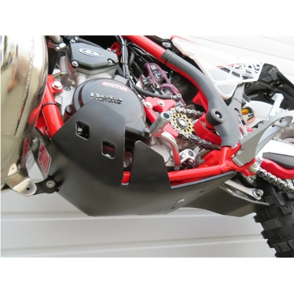 Tm Designs - Beta (18-19) Rr 125 2 Stroke Full Coverage Skid Plates W/ Link Guard 1