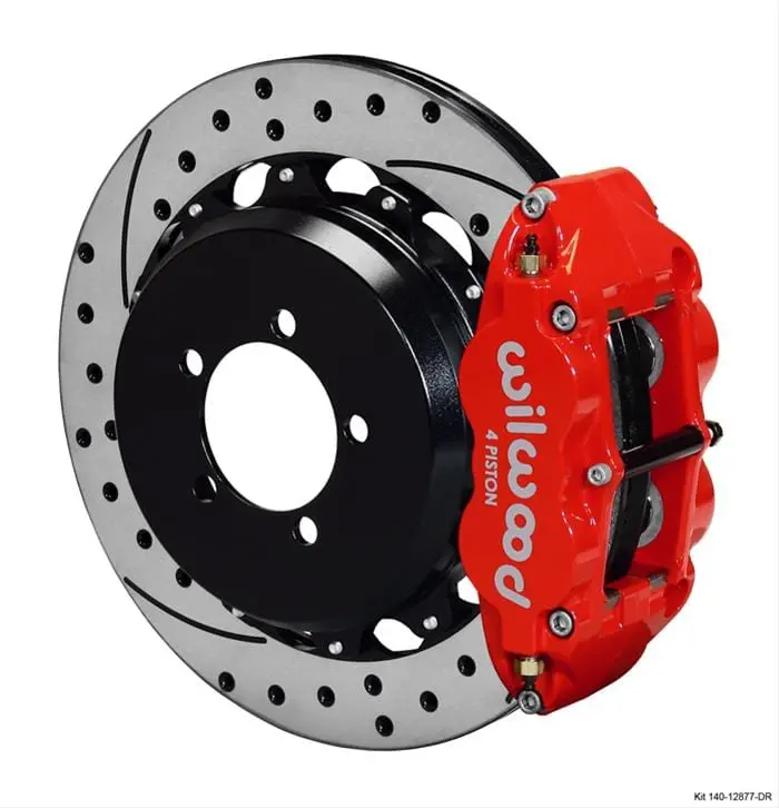 Wilwood 140-12877-Dr Forged Narrow Superlite 4R Rear Big Brake Kit 1