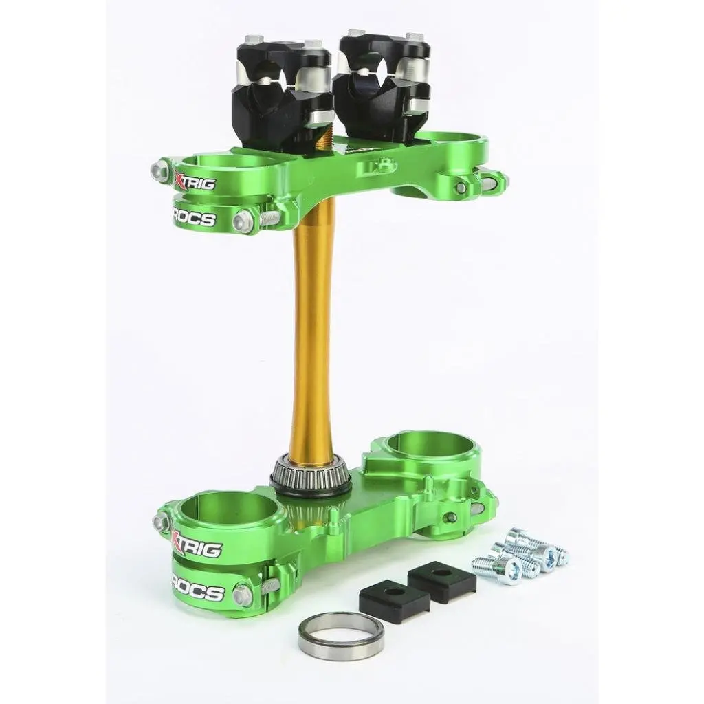 X-Trig Rocs Tech Clamp Set 2019-23 Kawasaki Kx250/450 23Mm Offset | 40301007 1