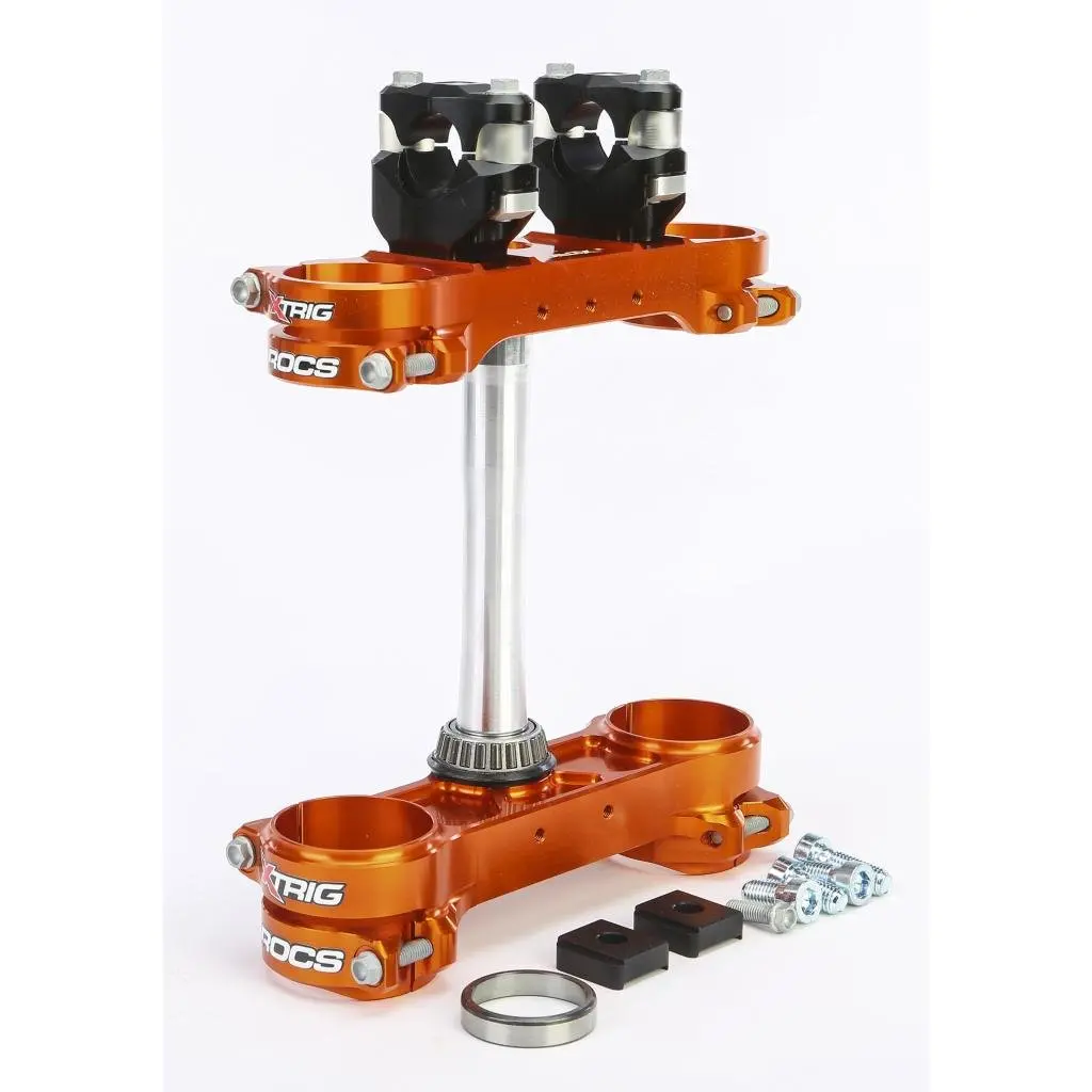 X-Trig Rocs Tech Clamp Set Orange Ktm 20Mm | 501340501101 1