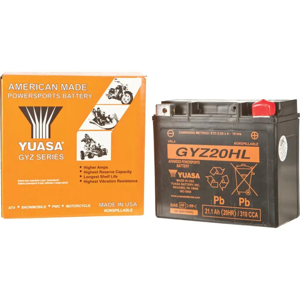 Yuasa Battery Gyz20hl Sealed Factory Activated 1