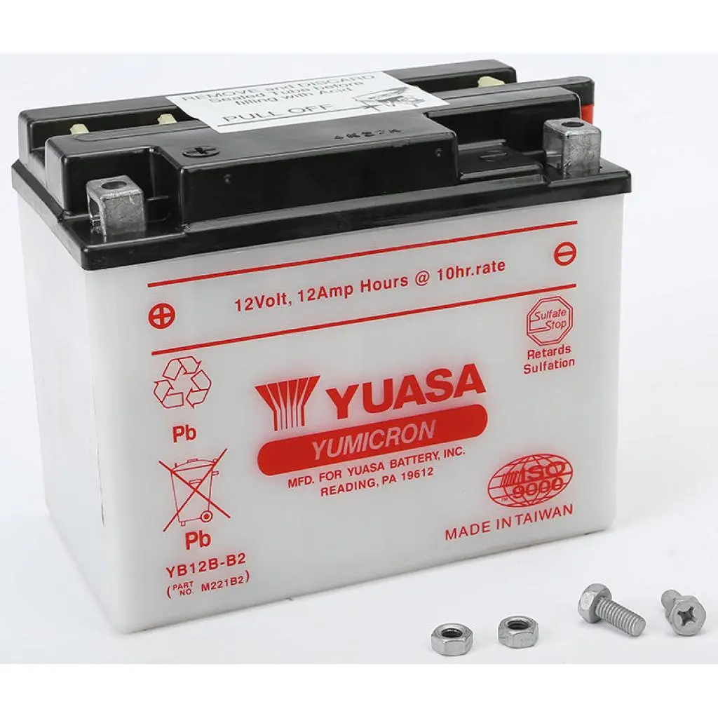 Yuasa Battery Yb12b B2 Conventional 1