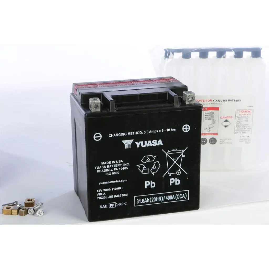 Yuasa Battery Yix30l Bs Maintenance Free 1