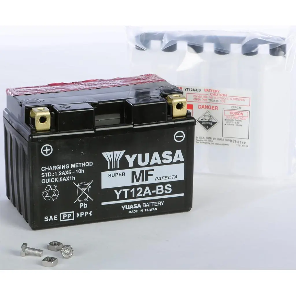 Yuasa Battery Yt12a Bs Maintenance Free 1