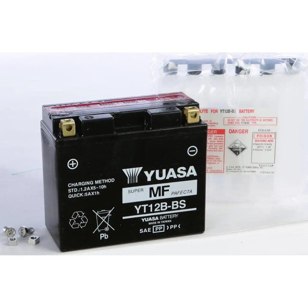 Yuasa Battery Yt12b Bs Maintenance Free 1