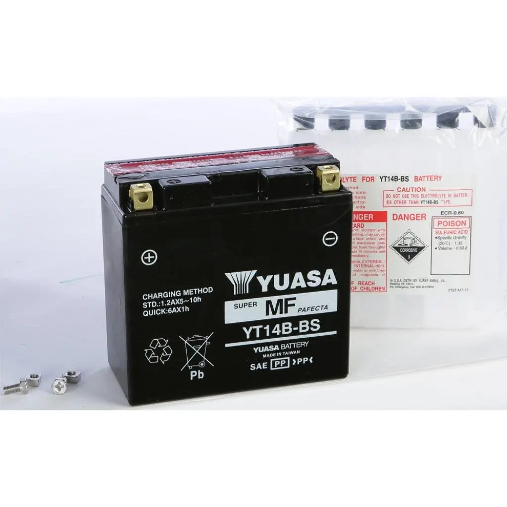 Yuasa Battery Yt14b Bs Maintenance Free 1